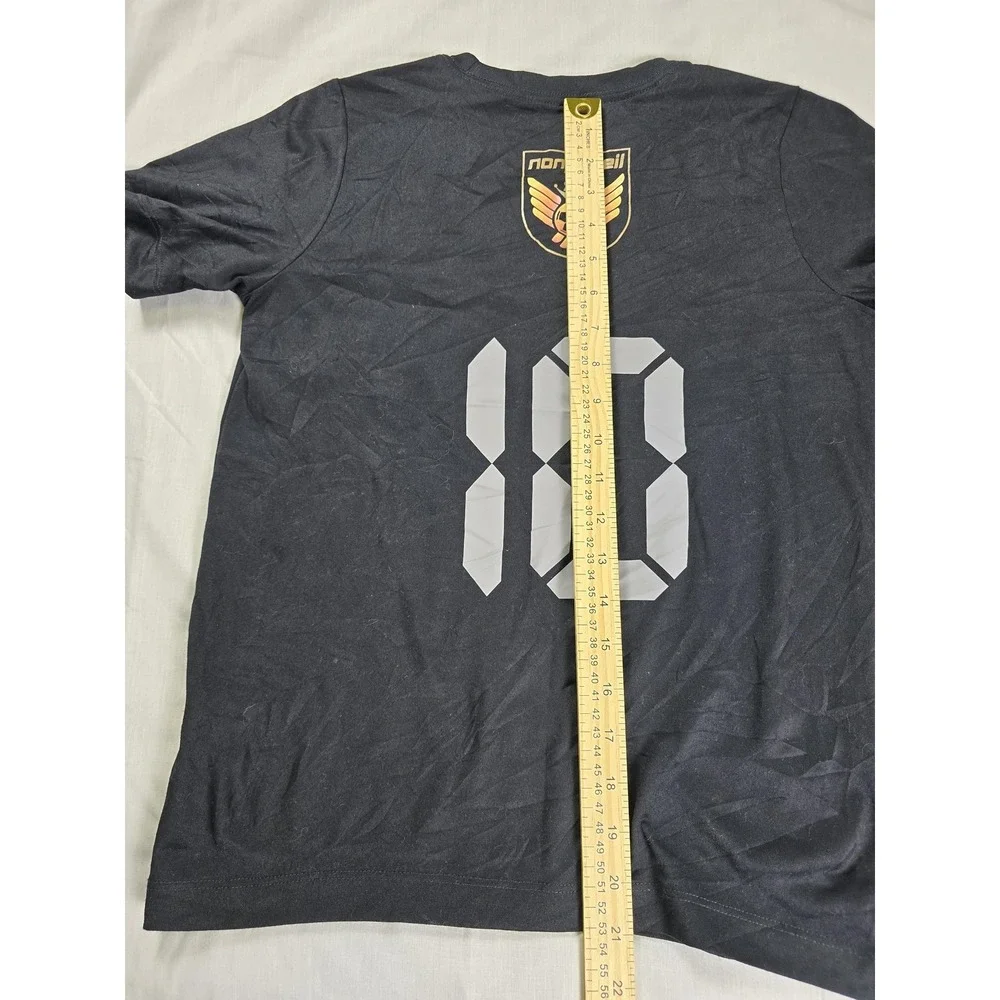 Nike Shirt Mens Medium Black‎ Dri-FIT Nonpareil 10 Soccer Graphic Tee DV7317-010